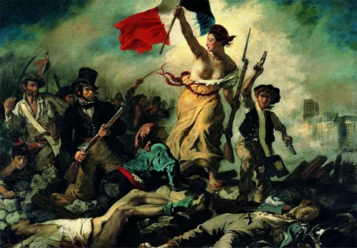 Miniatura 2 de Clementoni - 39549 - Colección Museum Puzzle Louvre - Delacroix, Libertad guiando a la gente - 1000 piezas - Hecho en Italia - Rompecabezas