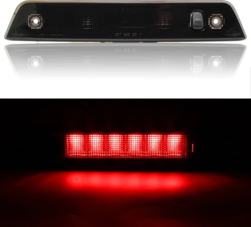 Miniatura 2 de Tercera luz de freno LED para Grand Cherokee 05-10, luz de freno central negra ahumada KEWISAUTO para accesorios Jeep Grand Cherokee 2005-2010