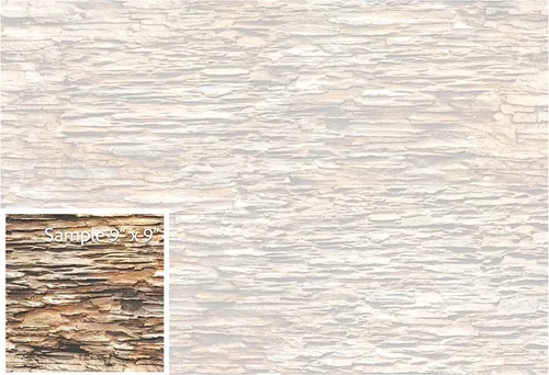 Miniatura 5 de Dundee Deco REAZ185FB - Panel de pared 3D de PVC de pizarra sintética marrón, 3.1 pies x 2.1 pies (37.4 in x 25.6 in), decoración de paneles