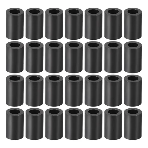 Miniatura 27 de YOKIVE 300 Pcs Black Round Spacer, Not Threaded Washers with High Insulation Effect, Keep Height Consistent, Great for M3 Screws (ABS, 3.2mmx7mmx2mm)
