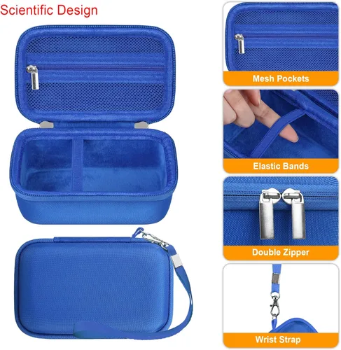 Miniatura 4 de Elonbo KODAK - Funda de transporte para cámara digital KODAK PIXPRO WPZ2, bolsa de viaje dura KODAK WPZ2, resistente al agua, a prueba de golpes