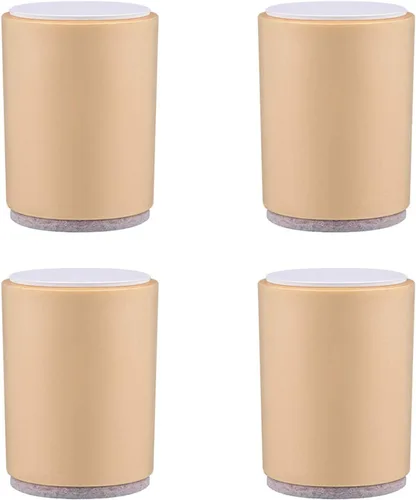 Piernas autoadhesivas cuadradas/redondas para muebles, patas de mesa de café de 1.969 in de alto, cojín de patas de sofá silencioso, patas de