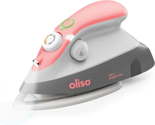 Miniatura 2 de Oliso M3Pro Project - Plancha de vapor con solemate (coral) y bolsa de transporte Oliso para mini planchas