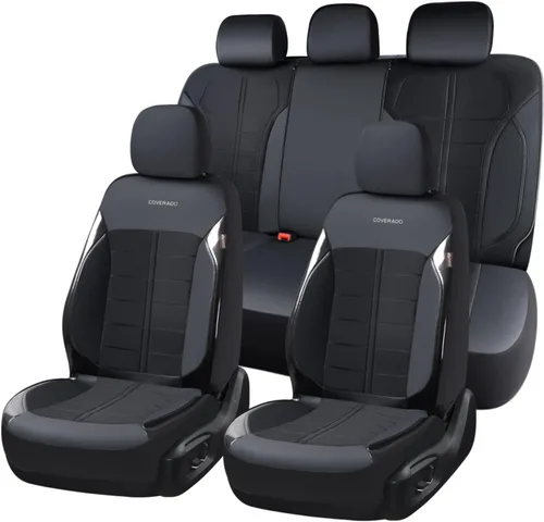 Miniatura 27 de Coverado Funda de asiento de automóvil, funda de asiento delantero de automóvil, malla de aire 3D, protectores de asiento transpirables, diseño