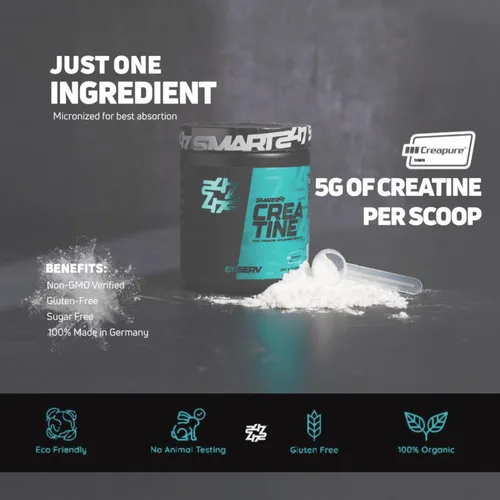 Miniatura 3 de Polvo de monohidrato de creatina micronizada – Creapure® Creatine Supplement, sin sabor – crecimiento muscular, energía y apoyo cognitivo* – 0.18 oz