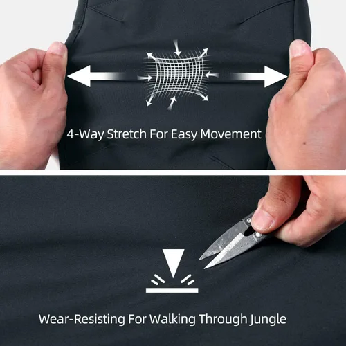 Miniatura 6 de GOLDEN CAMEL Womens Softshell Hiking Pants Waterproof Windproof Outdoor Winter Ski Pants Fleece Lined Insulating pants