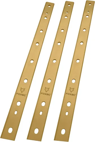 Miniatura 2 de FOXBC Repuesto de cuchillas de titanio de 13 pulgadas para cepilladora DeWalt DW735 DW735X, repuesto DW7352, juego de 3
