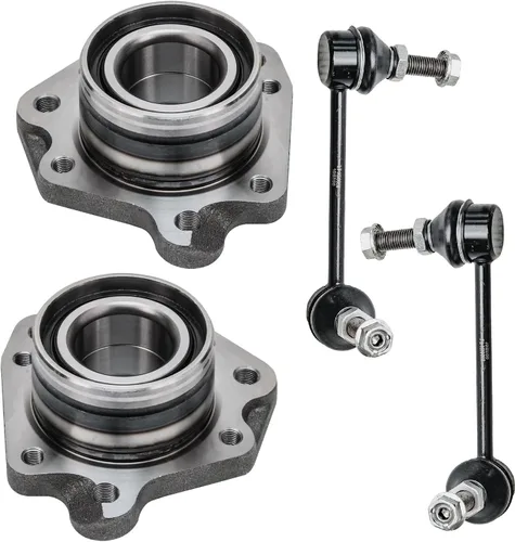 Miniatura 211 de Detroit Axle - Kit de nudillos de dirección delantera izquierda para Ford Edge Lincoln MKX 07-10, cojinete de rueda del lado del conductor, nudillo