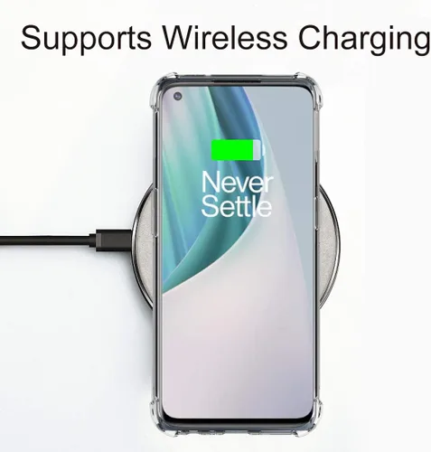 Miniatura 4 de Osophter Funda para Oneplus Nord N10 5G, Oneplus N10 5G Funda transparente con esquinas reforzadas de TPU para Oneplus N10 5G (transparente)