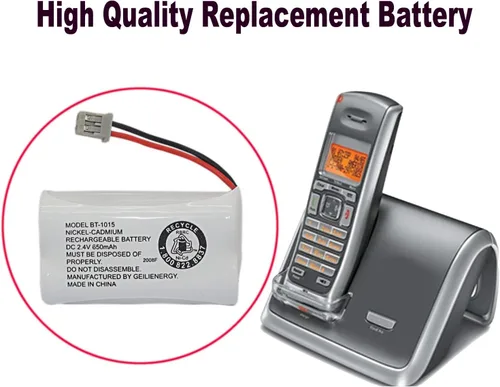 Miniatura 7 de BT-1015 BT1015 - Batería compatible con Uniden BT1007 BT-1007 BT904 BT-904 BBTY0651101 BBTY0460001 BBTY0510001 BBTY0624001 BBTY0700001 HHR-PR 506