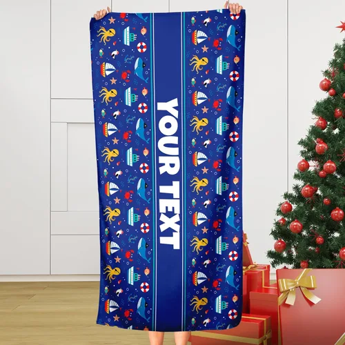 Miniatura 17 de Toalla de baño o playa personalizada para niños, unicornios rosas, nombre/texto personalizado, secado rápido/absorbente para baño de niños, regalo