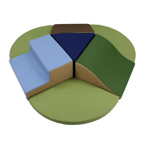 Miniatura 6 de FDP SoftScape Playtime Junction 360 Climber Plus - Almohadillas laterales, estructura de juego activo para interiores para niños pequeños y niños