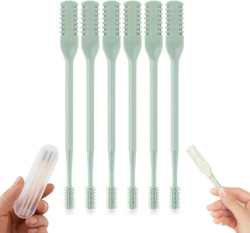 Miniatura 14 de Cuchillo de nariz de doble cara mejorado, herramienta de eliminación de vello de fosa nasal de 360°, cortador de pelo nasal 2 en 1, recortador