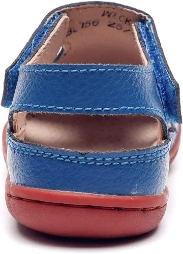 Miniatura 5 de DADAWEN - Sandalias de pescador con correa de cuero para niña y niño (bebé, niño pequeño, niño grande)