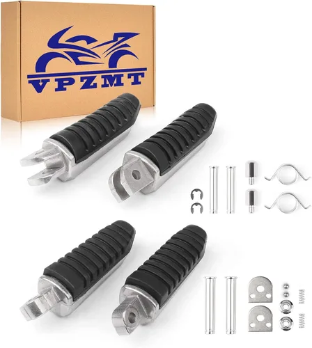 Estriberas/Reposapiés delantero y trasero para Suzuki DL650 V-Strom 650 GSX1300R 2008-2012 (Suzuki-(delantero+trasero)
