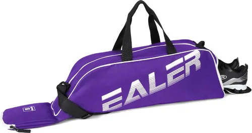 Miniatura 10 de EALER Bolsa de mano para bate de béisbol y pelota en T, bolsa de equipo de sóftbol - Equipo para niños, jóvenes y adultos con capacidad para bate