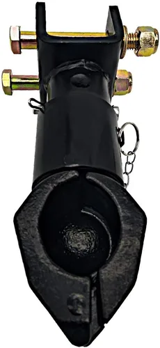 Miniatura 6 de Acoplador ajustable para remolque de 2-5/16 pulgadas, capacidad de 12500 libras, recubrimiento en polvo negro, acoplador de montaje en canal