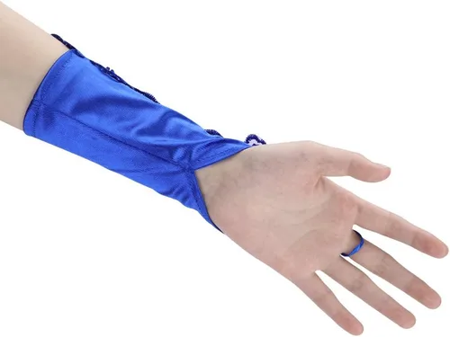 Miniatura 5 de Guantes de encaje floral sin dedos para novia, con lentejuelas, para mujer, ropa de mano, boda, graduación, fiesta, manoplas vintage