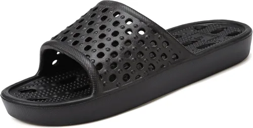 Miniatura 3 de clootess - Zapatos de ducha deslizantes para hombres y mujeres, sandalias de baño con agujeros, sandalias para piscina, gimnasio, dormitorio