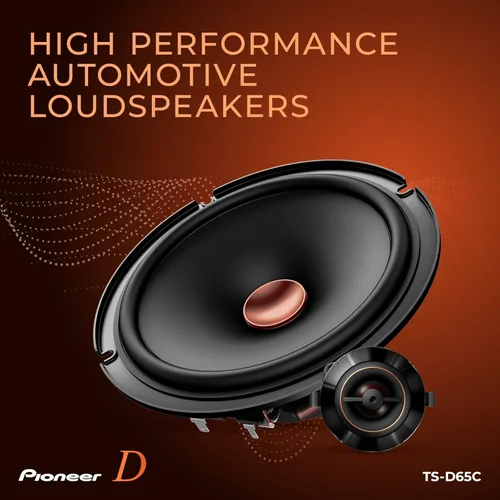 Miniatura 3 de Pioneer Serie D TS-D65C - Altavoces de 2 vías de 6.5 pulgadas (par) - 270 W máximo, agudos nítidos + voces claras, actualización ideal de fábrica