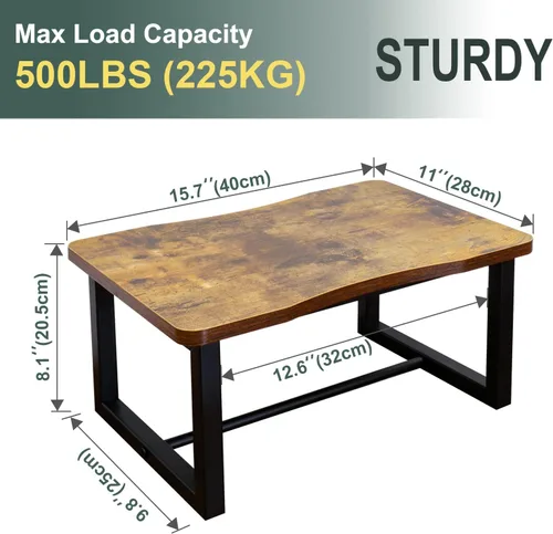 Miniatura 2 de Taburete de Madera para Paso, Taburete de Escalón para Adultos y Niños, Madera de Un Paso para Cocina, Dormitorio, Sala de Estar, Baño, Soporta