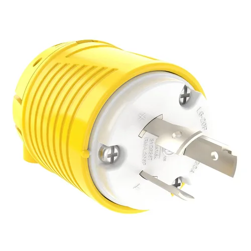 Miniatura 22 de RVGUARD extremos de cable de extensión macho y hembra, juego de enchufe y conector de repuesto de hoja recta de 15 A 125 V de servicio pesado, tipo