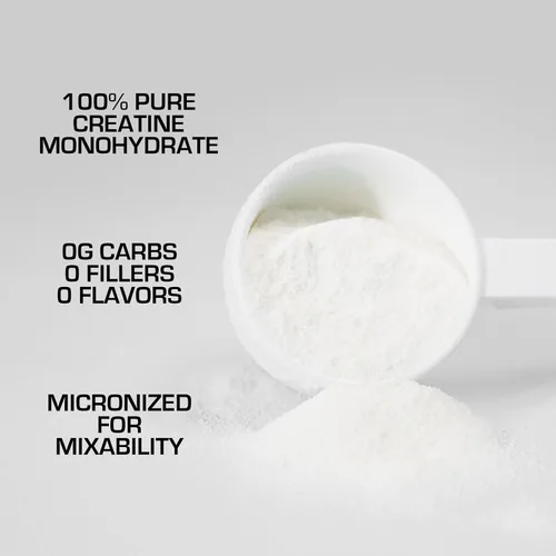 Miniatura 5 de MRI creatina monohidrato polvo 0.18 oz, músculo y fuerza (35.27 oz, sin sabor)
