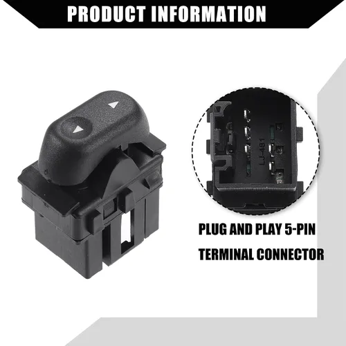 Miniatura 6 de NO.5L1Z-14529-BA Botones de interruptor de control de ventana para Ford Expedition 2003-2006 para Ford F-150 2004-2008 / lado