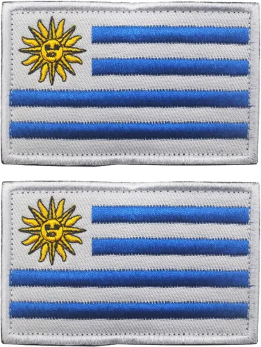 Miniatura 77 de 2 parches de bandera de Japón de AliPlus bordados tácticos militares moral parche apliques gancho y bucle