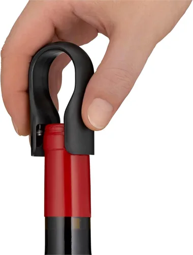 Miniatura 9 de WMF Baric - Juego de sacacorchos de vino de 3 piezas, accesorios para vino, cortador de aluminio, tapón de botella, en caja de madera de nogal