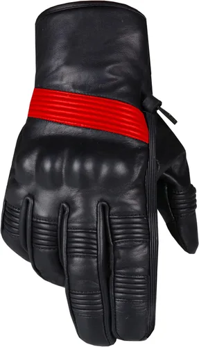 Miniatura 10 de Jackets 4 Bikes Guantes de cuero para motocicleta para hombres y mujeres, pantalla táctil, acolchado de gel, protección de nudillos y palma, guantes