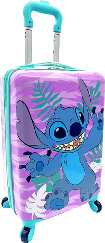 Miniatura 3 de Fast Forward Maleta de mano ligera con licencia para niños, de lado duro, de 20 pulgadas, Multi colorido, Puntada