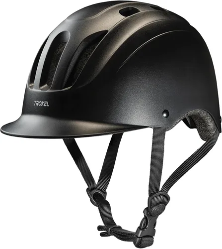 Troxel Sport 2.0 Casco de equitación, L (7-1/4-7-1/2), negro
