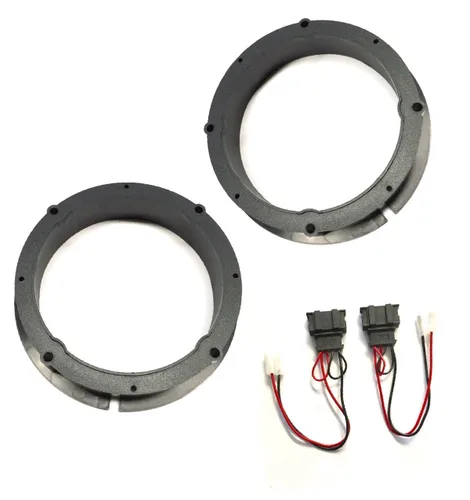 Placas adaptadoras y mazos de cables de instalación de altavoces de 6 pulgadas y 6.5 pulgadas y 6.75 pulgadas para VW Volkswagen 2009-2015 CC