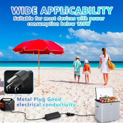 Miniatura 7 de Adaptador de fuente de alimentación de 110V-240V a 12V 120W/10A Enchufe de encendedor de cigarrillos de coche AC/DC para inflador de coche