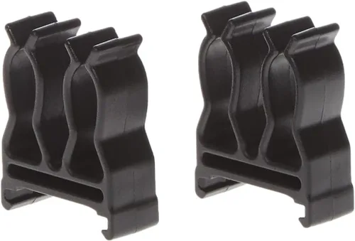 Miniatura 3 de Ernst Manufacturing 8354-Black-1/4 agarradera de extensión y soporte frontal dentado de 1/4 pulgada