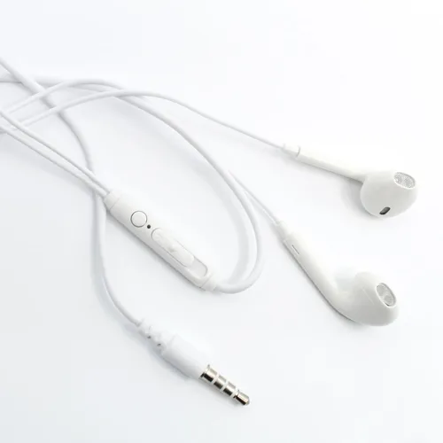 Miniatura 11 de Auriculares con cable con micrófono, auriculares intrauditivos de 0.138 in con control de volumen en línea, auriculares enchufables para portátiles