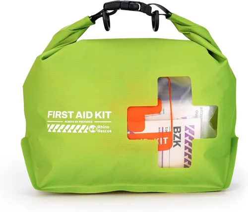 RHINO RESCUE Kit de primeros auxilios para barco impermeable, bolsa seca ligera, accesorios para barco, suministros de supervivencia marina de