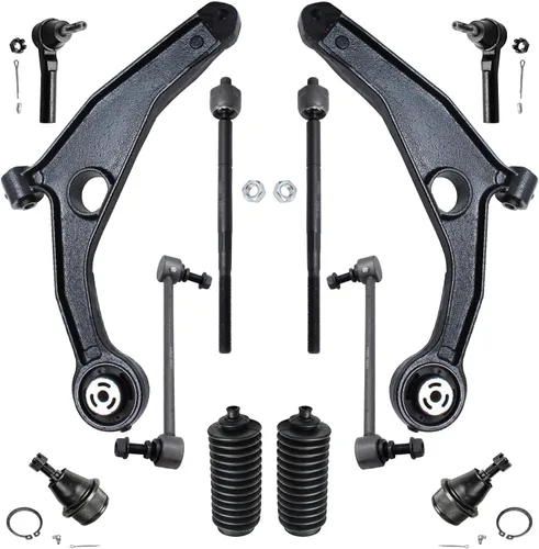 Miniatura 107 de Detroit Axle - Kit de suspensión delantera de 12 piezas para Mercury Grand Marquis Ford Crown Victoria Town Car 2003-2011, 2 brazos de control