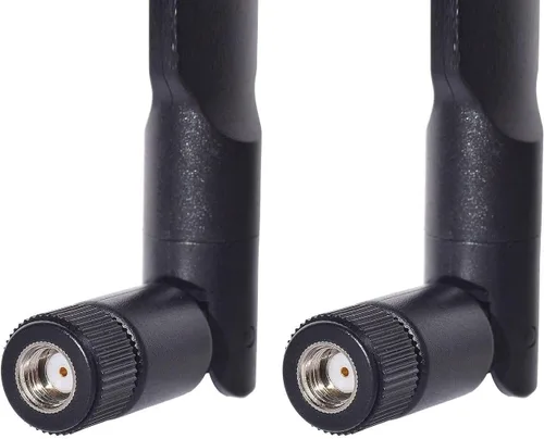 Miniatura 6 de Bingfu Antena de doble banda WiFi 2.4GHz 5GHz 5.8GHz 8dBi MIMO RP-SMA Macho Antena (paquete de 2) para enrutador WiFi, tarjeta de red inalámbrica
