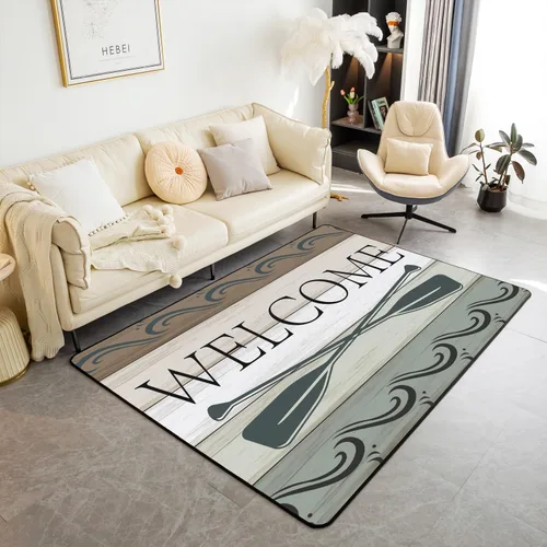 Miniatura 13 de Erosebridal American Flag Area Rugs 3x5 for Bedside Kitchen Army Green Camo Washable Rug Bear Claw Hunting Theme Decorative Accent Rug Camoflage