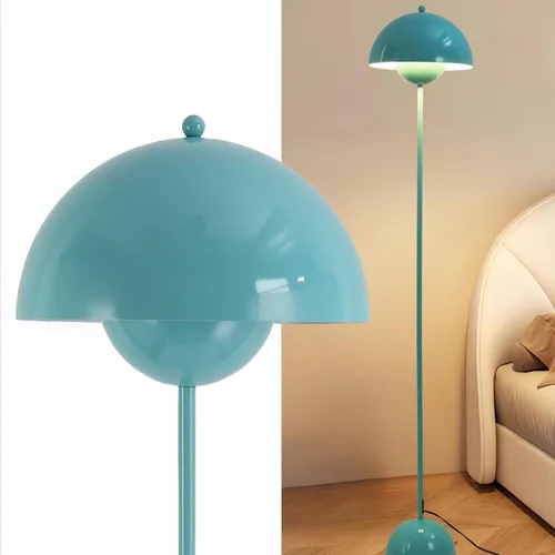 Miniatura 18 de COSYLUX Lámpara de pie moderna para sala de estar, lámpara de pie alta industrial para dormitorio, pantalla de metal que refleja la luz, lámpara