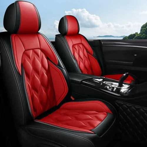 Miniatura 16 de AOMSAZTO Fundas de asiento de automóvil, 2 asientos delanteros, ajuste personalizado para Volkswagen Jetta 2007-2026, fundas de cojín de cuero