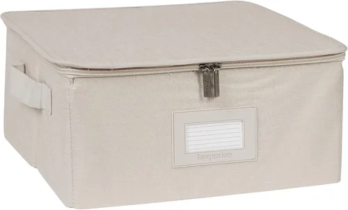 Miniatura 46 de Covermates Keepsakes - Juego de cajas de almacenamiento con cierre de cremallera, paquete de 3 cubos organizadores de poliéster resistente, diseño