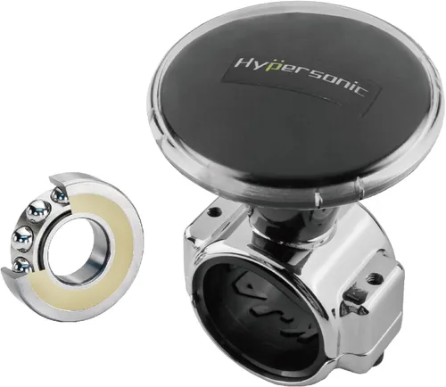 Miniatura 7 de Hypersonic Pomo de volante automático, giratorio de volante, mango flexible y duradero con rodamiento para automóviles, camiones, tractores