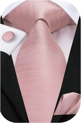 Dubulle Corbata tejida de cachemira para hombre y gemelos de pañuelo para hombre, conjunto de gemelos para boda formal y negocios
