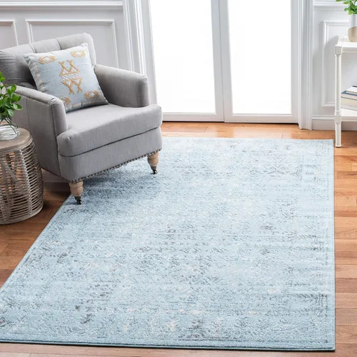 Miniatura 17 de SAFAVIEH Alfombra de área de 12 x 15 pulgadas, colección Tulum, grande, diseño marroquí bohemio envejecido, no desprende pelusa y fácil de limpiar