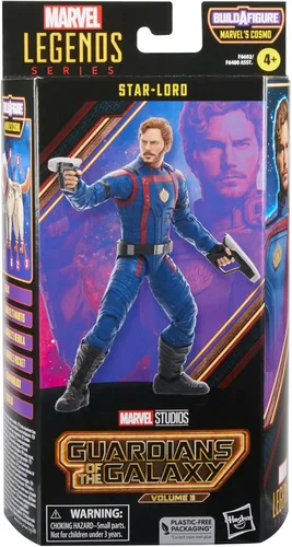 Miniatura 2 de Marvel Legends Series Star-Lord, Guardians of The Galaxy Vol. 3 - Figuras de acción coleccionables de 6 pulgadas, juguetes para edades de 4 años