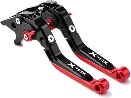 Miniatura 22 de Palancas de freno de embrague de motocicleta plegables extensibles para Yamaha Xmax X-MAX 125 250 300 400 mango de frenos ajustable (color : 1)