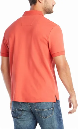Miniatura 3 de Nautica Polo de manga corta sólido entrelazado para hombre